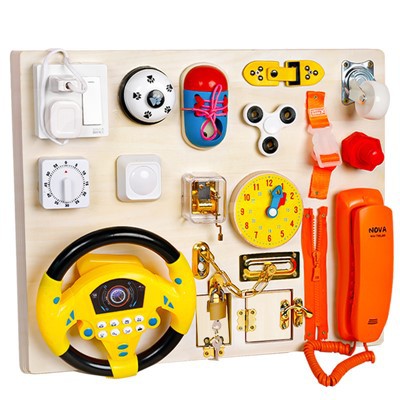 Bwrdd Prysur Olwyn Llywio