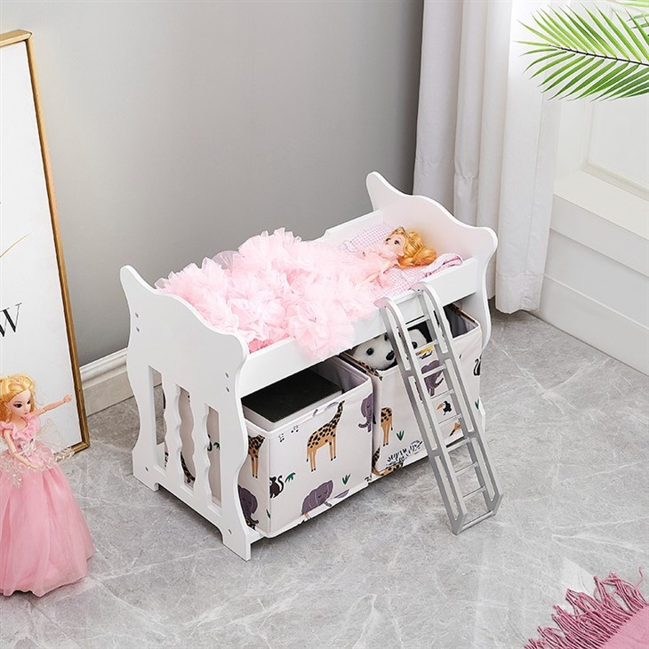Doll Bed With Storage Box