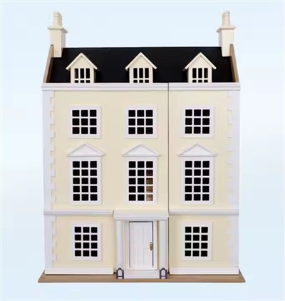 Set dollhouse grisiau pren newydd
