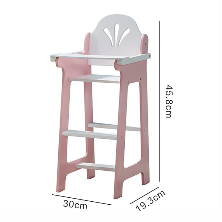 Wooden Doll High Chair