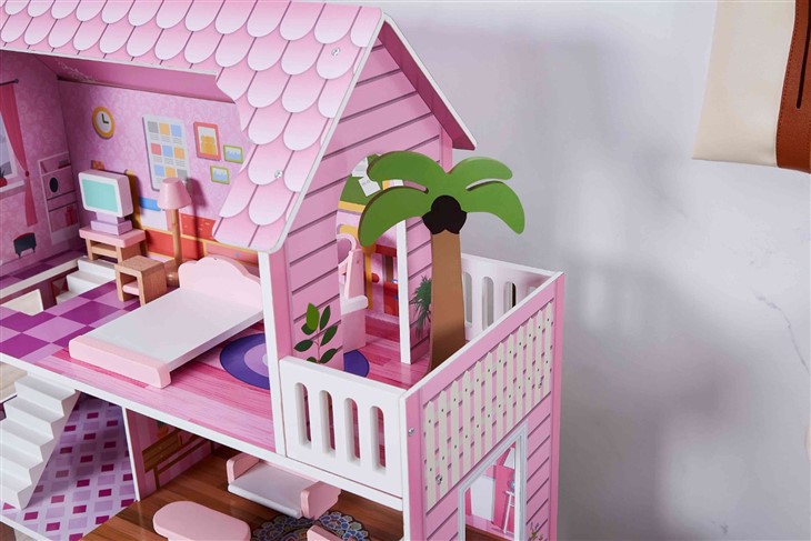 Wooden Doll House For Girl